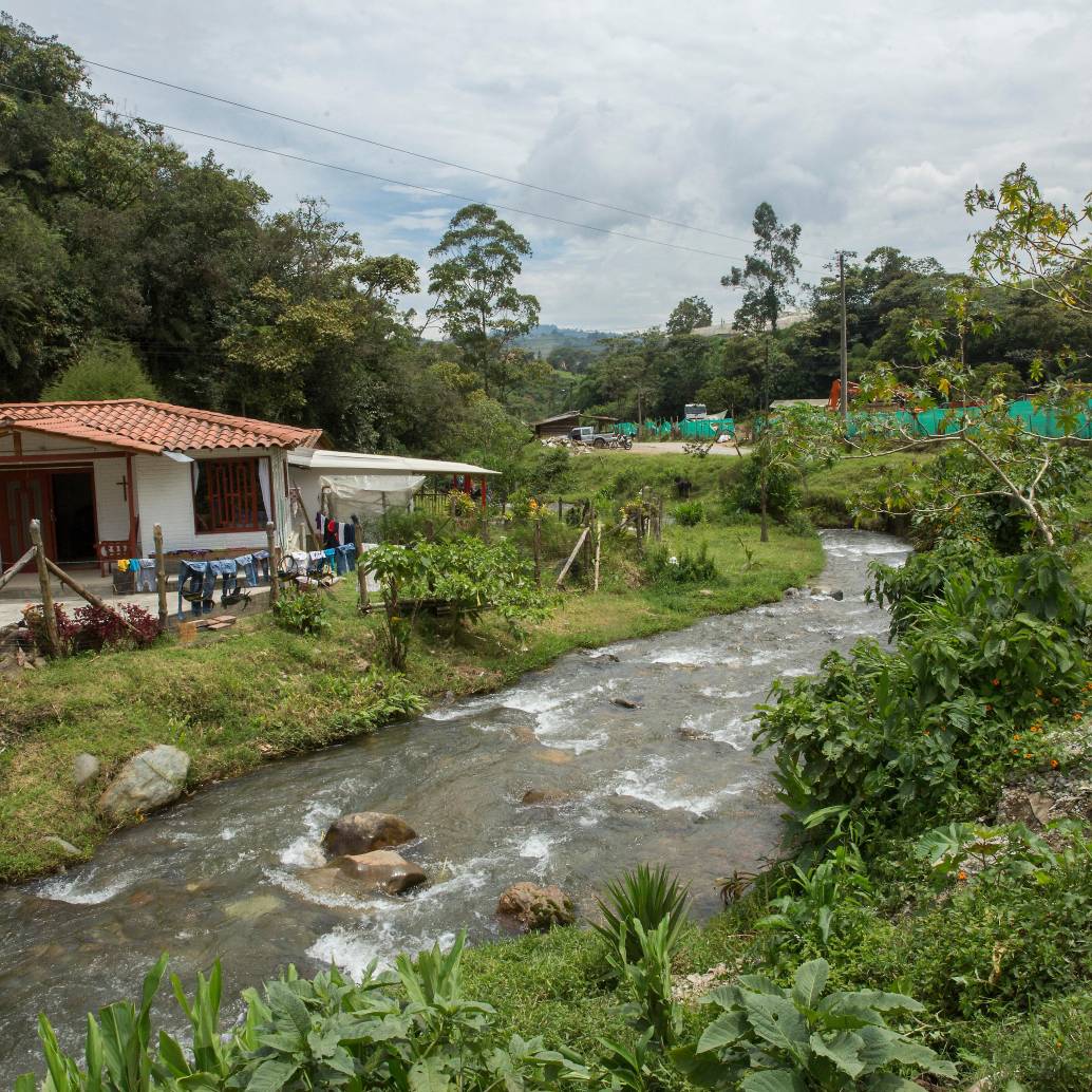 Las quebradas que hoy abastecen a gran parte de la zona rural del sur del Valle de Aburrá podrían quedarse cortas en un horizonte de 15 años. FOTO El Colombiano