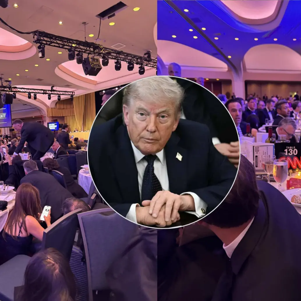 El presidente de Estados Unidos, Donald Trump, fue evacuado el sábado de la gala anual con los corresponsales de prensa después de que un hombre, a quien calificó de “asesino en potencia”, intentara irrumpir y fuera detenido tras disparar a un agente. FOTO: LAGO KARI Y AFP