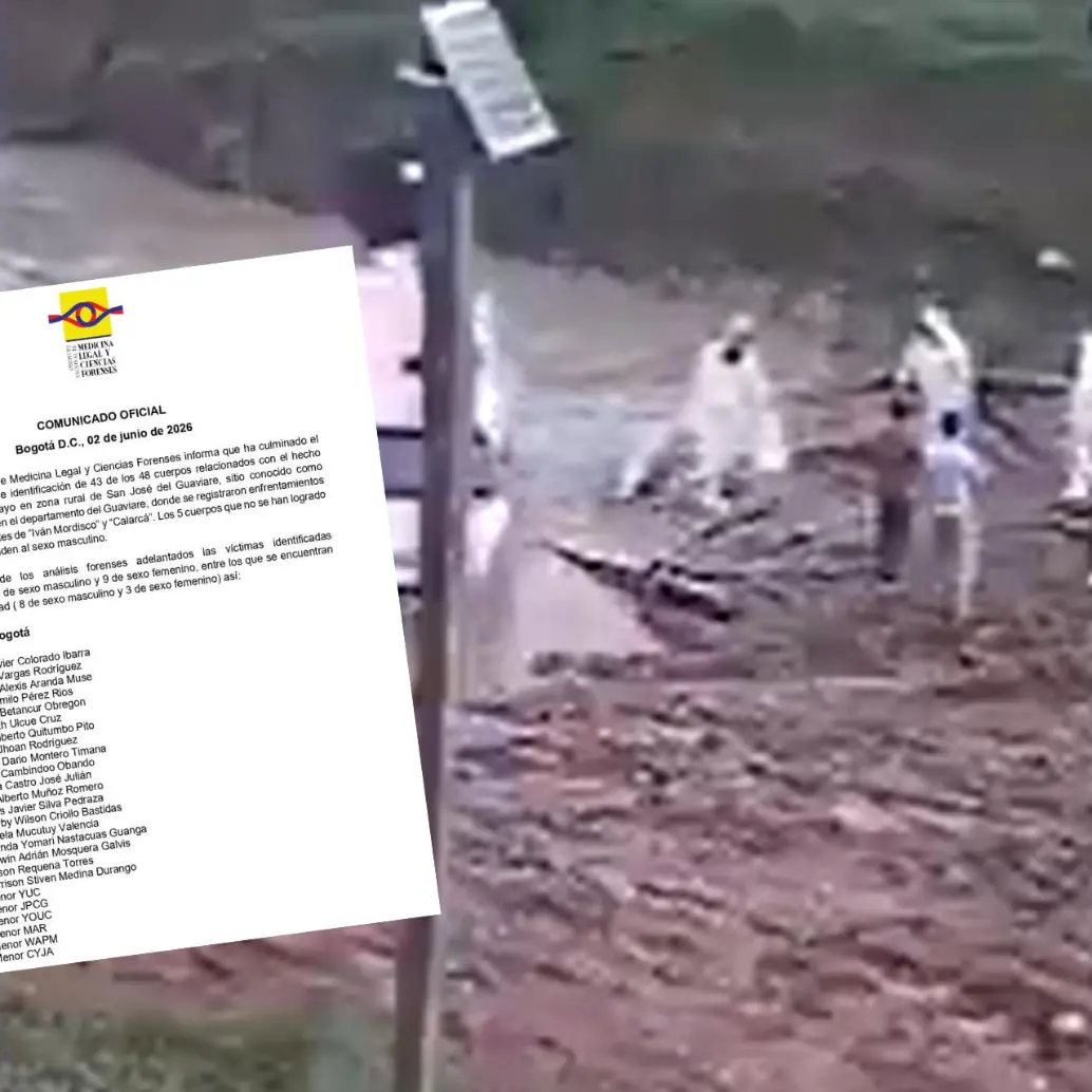 11 menores fueron identificados entre las víctimas tras combates entre disidencias de las FARC. Foto: Medicina Legal / captura de video