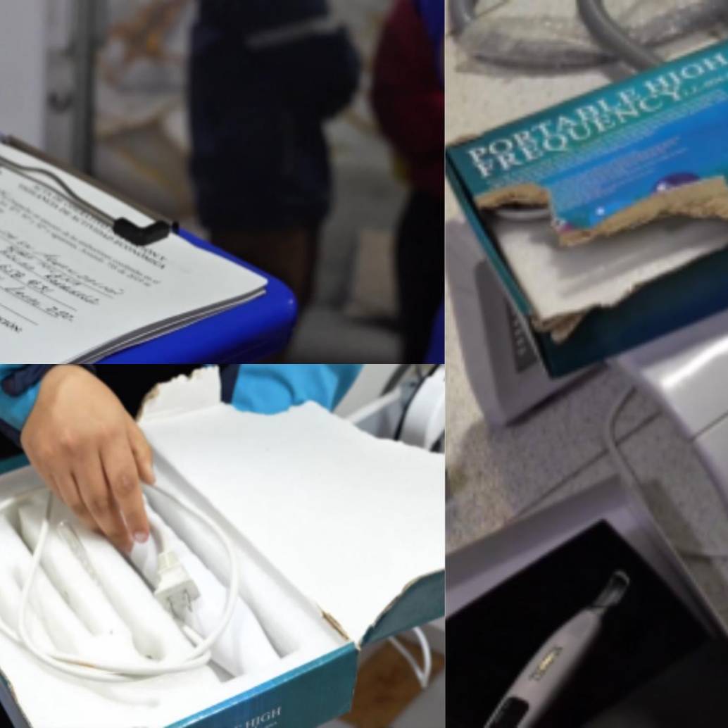 En un video quedó registrado cómo en diferentes operativos la Secretaría Distrital de Salud decomisó aparatos que no cumplían con los protocolos legales. Foto: Redes sociales @SectorSalud