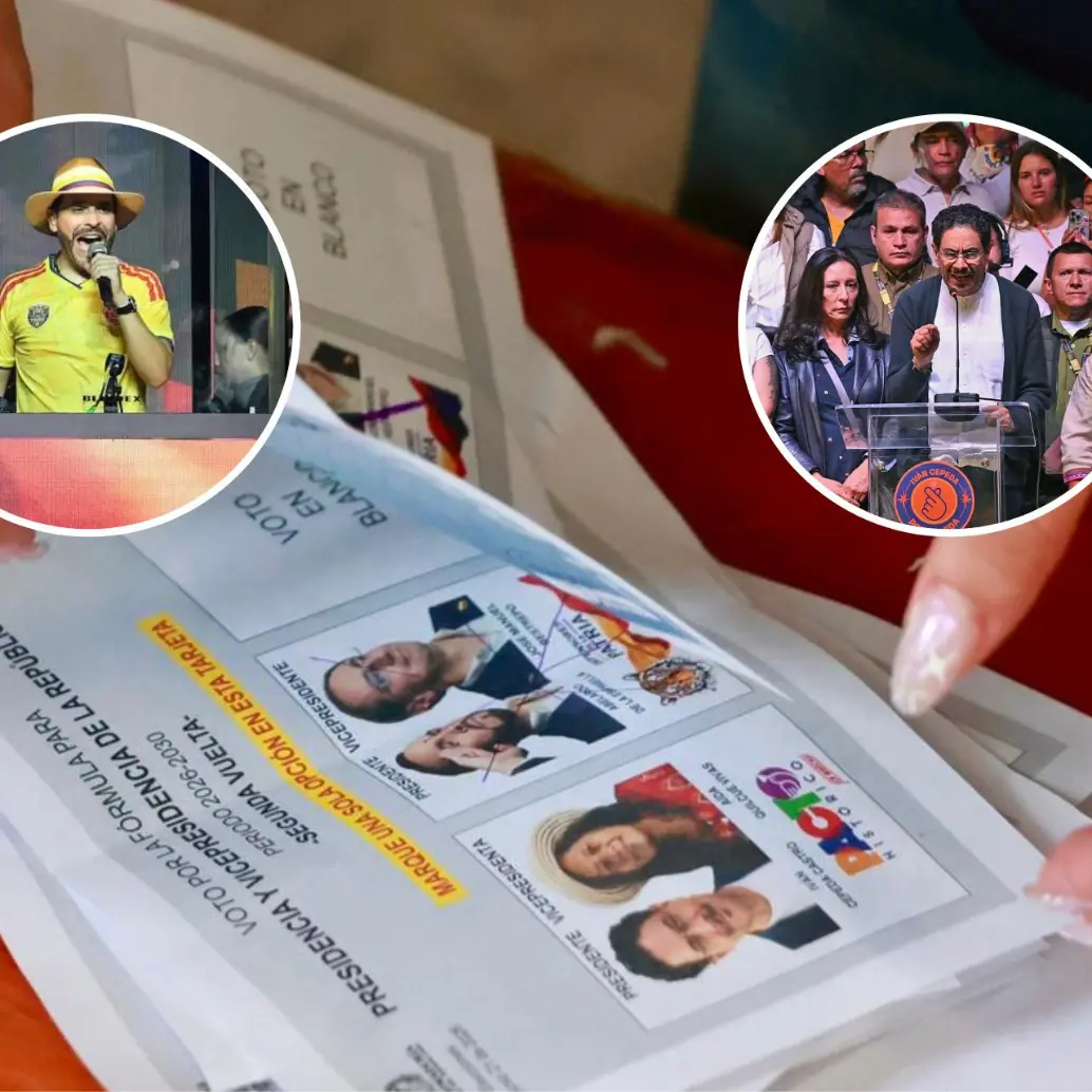Conteo de votos de la segunda vuelta entre Abelardo de la Espriella e Iván Cepeda. Foto: EL COLOMBIANO - Colprensa