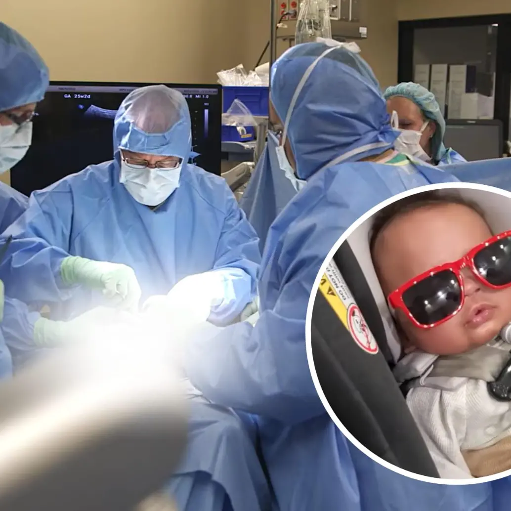 Cassian, fue diagnosticado dentro del vientre de su madre con una condición llamada CHAOS que ponía en riesgo su vida. Después de la cirugía, Cassian esperó 6 semanas para “volver a nacer”. Foto: Orlando Health Winnie Palmer Hospita