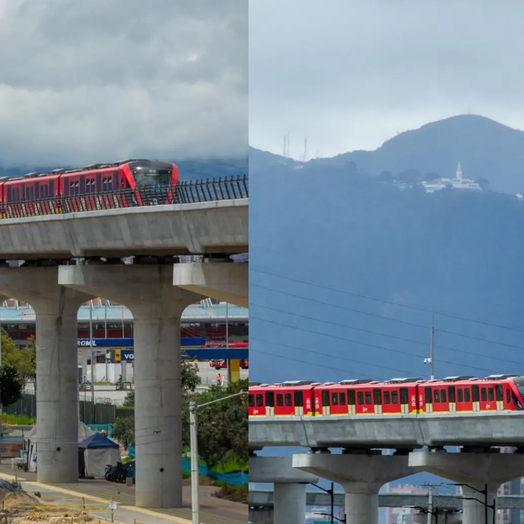 ¡El Metro de Bogotá ya está en movimiento! Así se vio la primera prueba del tren. Foto: Alcaldia de Bogotá