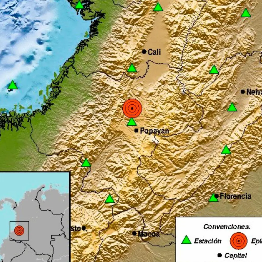 El sismo ocurrió a las 4:31 de la mañana de este 27 de agosto. FOTO: Tomada de X @sgcol