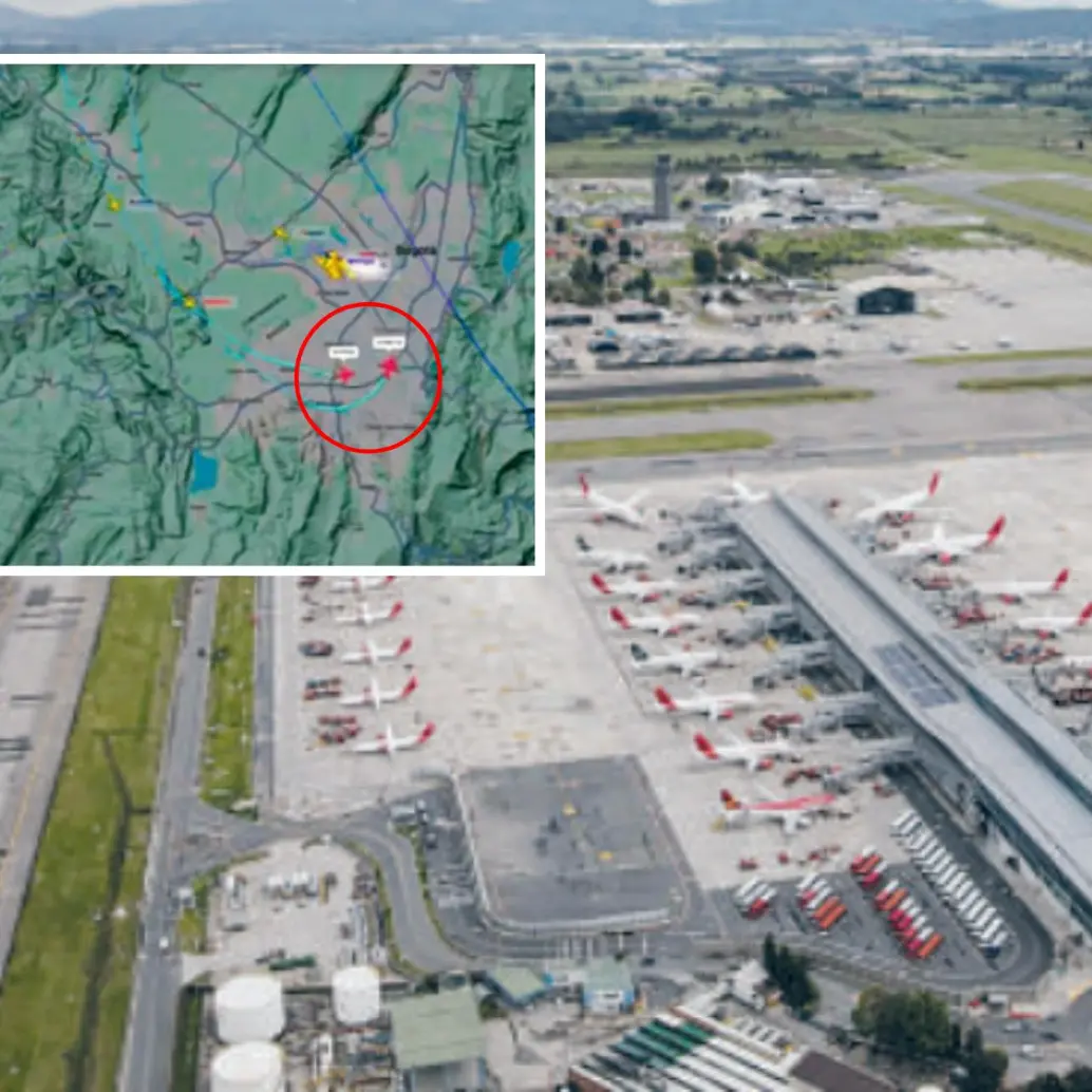 Según la Aeronáutica Civil, la situación estuvo supuestamente bajo control en todo momento. FOTO GETTY Y CAPTURA DE VIDEO