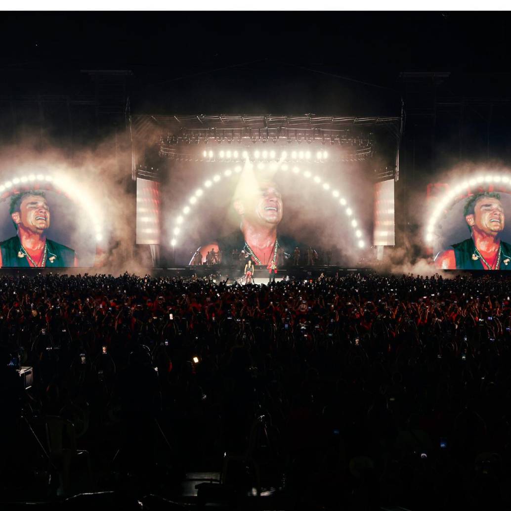 Silvestre Dangond cantó un poco más de cuatro horas en Medellín en su gira El último baile. FOTO Cortesía José Maestre