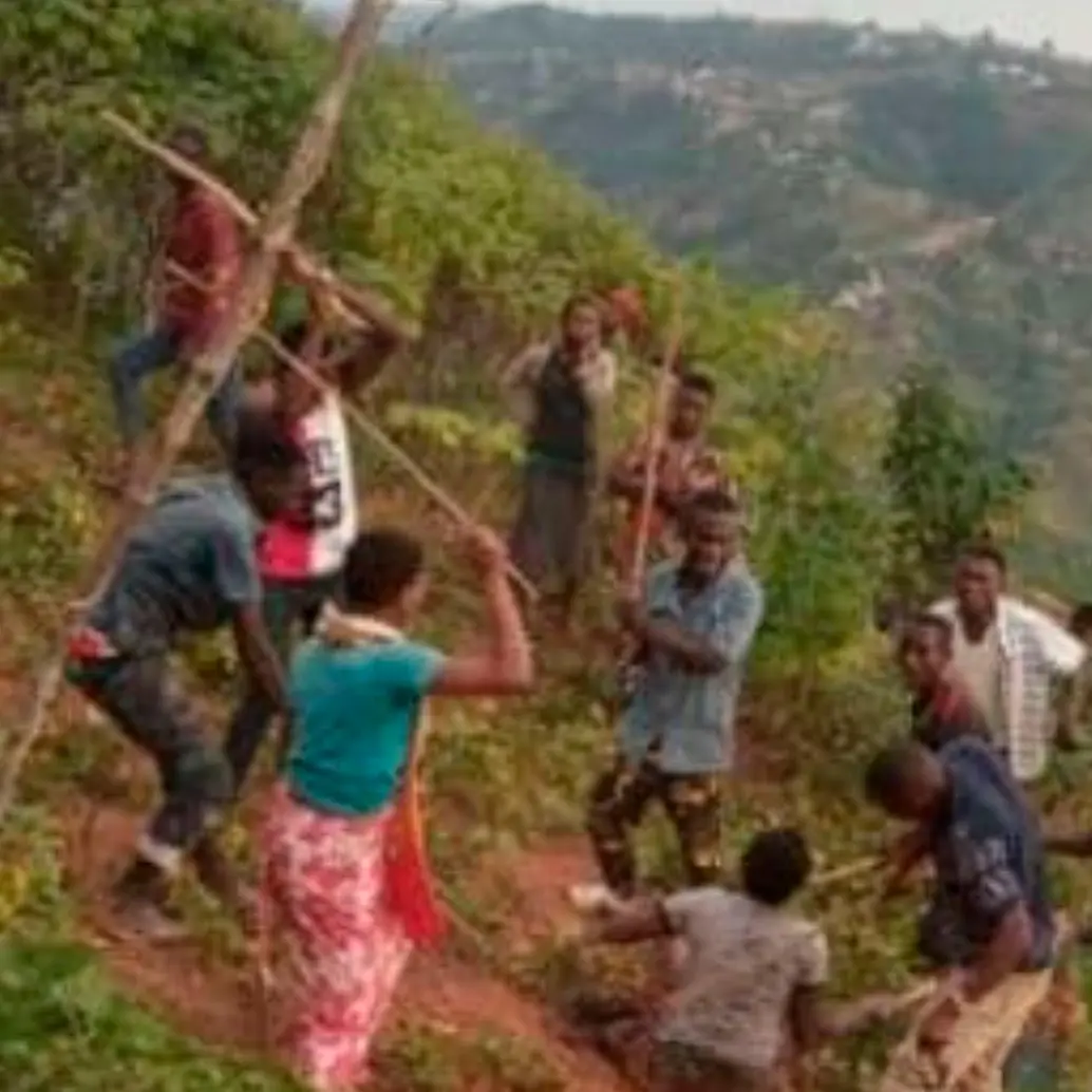 Dieciséis personas fueron capturadas como sospechosas de los brutales asesinatos. FOTO: Tomada de X @lejournalafrica