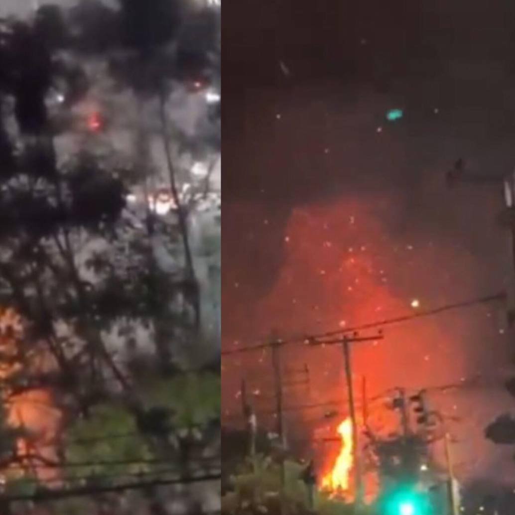 Cerca a Unicentro se presentó un incendio de vegetación. Foto: captura de videos ciudadanos