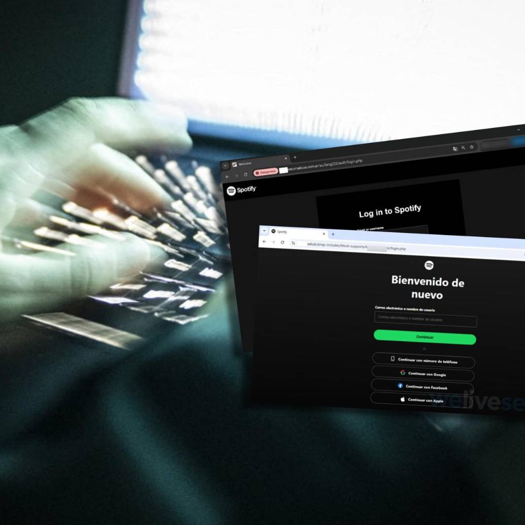 Estos son sitios web legítimos utilizados por ciberdelincuentes para alojar una página falsa que suplanta el popular servicio de streaming. FOTO AFP/cortesía ESET