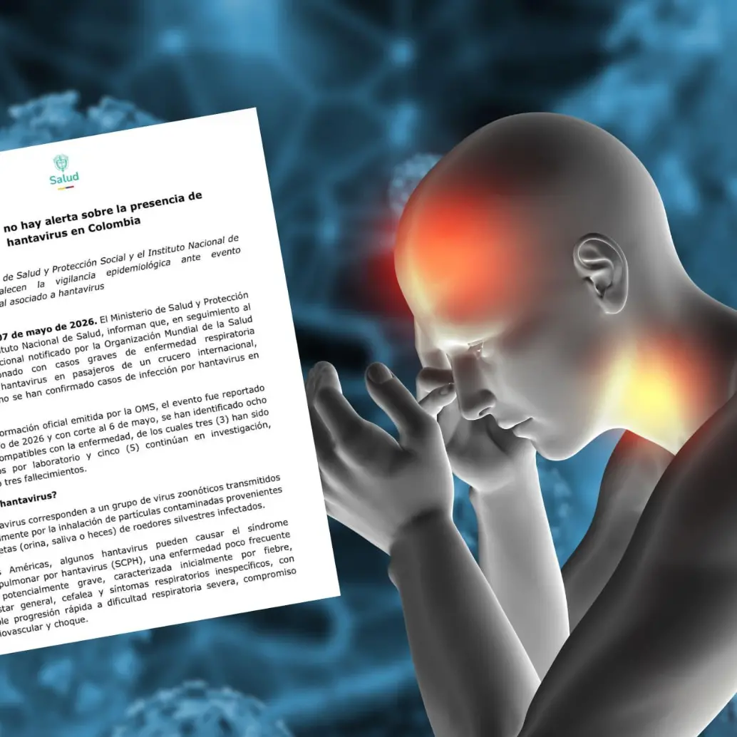 Comunicado del Ministerio de Salud sobre la alerta internacional por hantavirus. Foto: MinSalud / Magnific