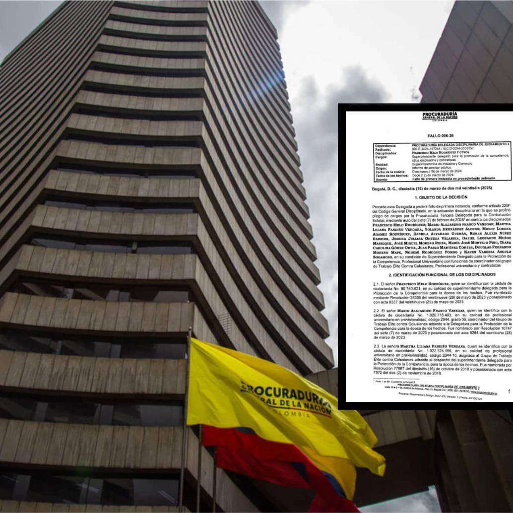 Decisión de la Procuraduría General de la Nación. Foto: Colprensa/Redes sociales.