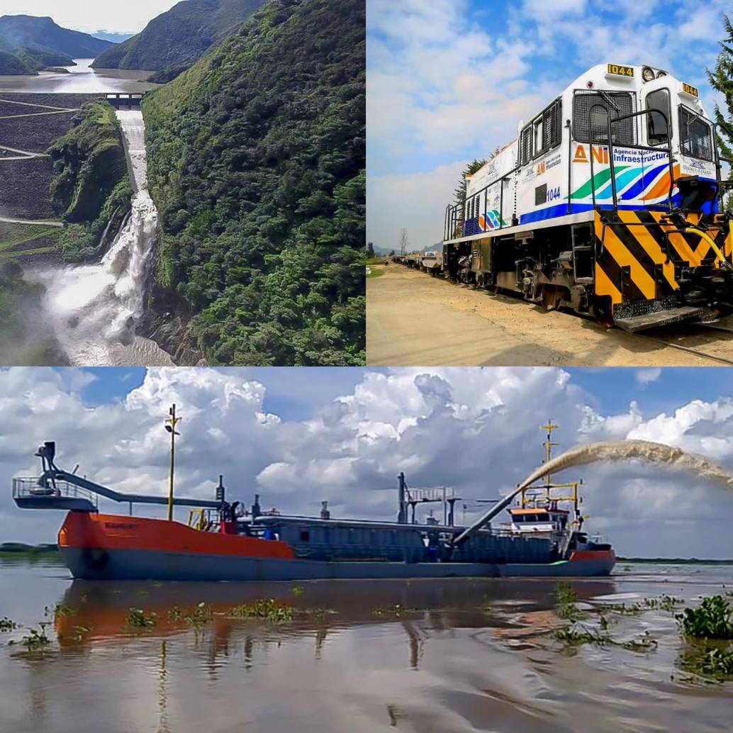 El dragado de profundización del Puerto de Buenaventura; la reactivación ferroviaria, con obras como el corredor Belencito–Bogotá y la navegabilidad del río Magdalena, son algunos de los proyectos estratégicos que se deben priorizar. FOTOS: Cortesía