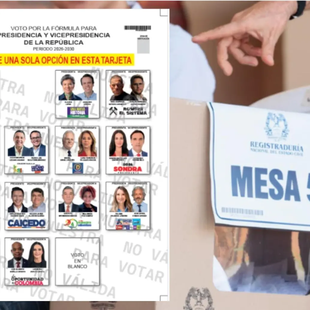 Lo único que cambió es que el espacio de Clara López quedó vacío luego de que se retirara de la contienda para apoyar a Cepeda. FOTOS: REGISTRADURÍA.