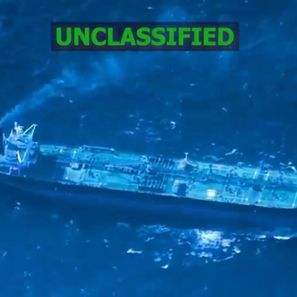 El Comando Sur de EE. UU. confirmó la incautación de otro petrolero en el Caribe, como parte de la campaña de presión del Gobierno de Trump para supervisar la industria del crudo en Venezuela. FOTO: Captura video de redes sociales @Southcom