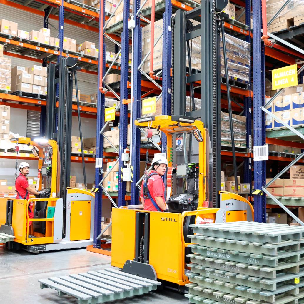 El Centro de distribución de Coopidrogas en Bello abastece a 955 droguerías en Antioquia y Chocó, garantizando el acceso oportuno a medicamentos. FOTO cortesía Coopidrogas