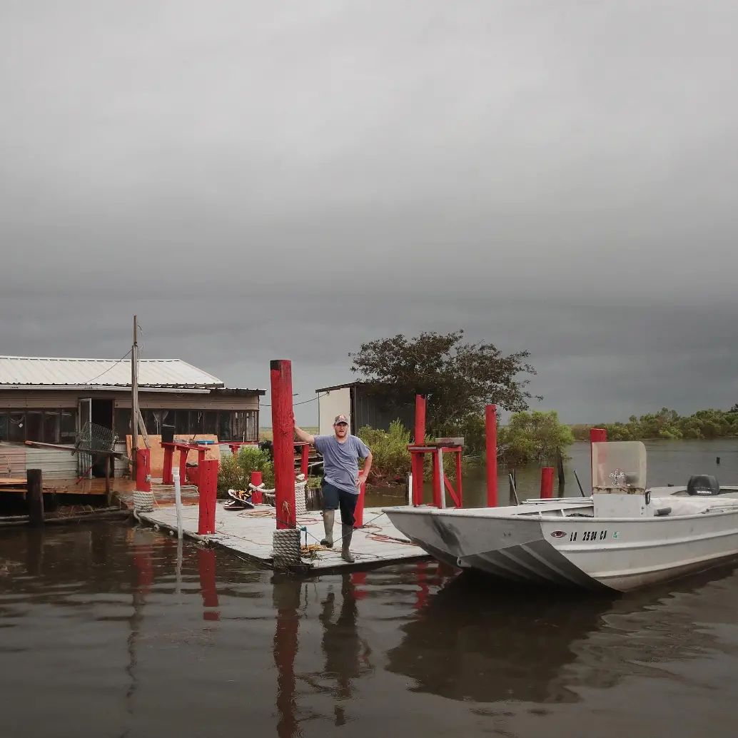No es la primera vez que esta tormenta causa daños de tal magnitud. En 2019, afectó diversos lugares en Estados Unidos, como Morgan City en Louisiana. Foto de referencia de Getty Images vía AFP.