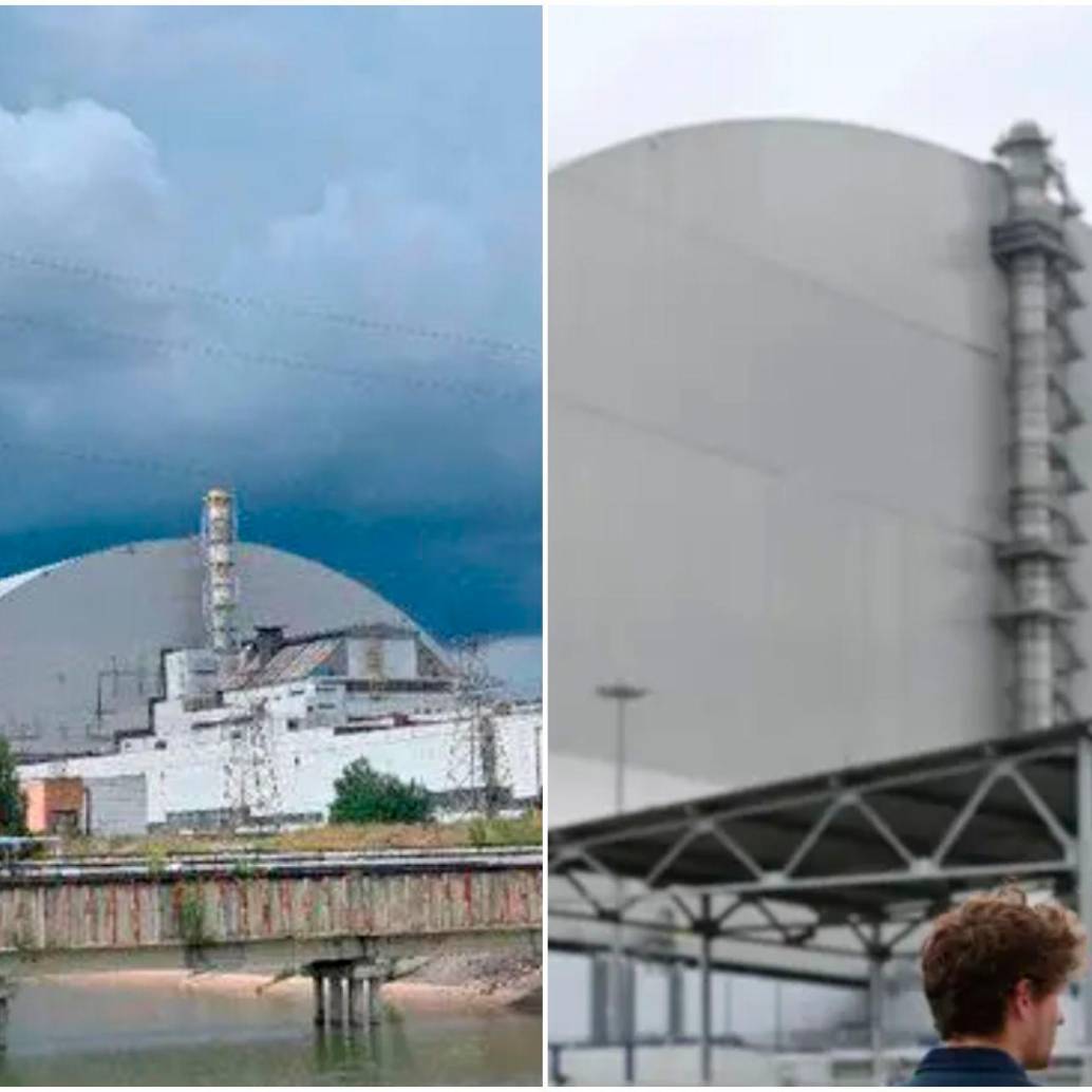 El Nuevo Confinamiento Seguro es una enorme estructura de acero en forma de arco que cubre el reactor número 4 de Chernóbil y contiene su material radiactivo. FOTOS: AFP