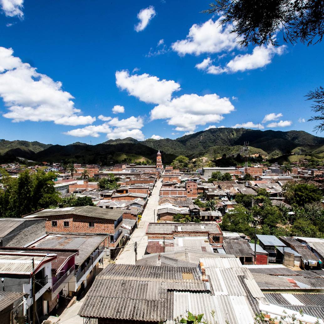 El Nordeste antioqueño ha sido escenario de graves hechos de violencia en los últimos meses. En la foto Anorí. FOTO: EL COLOMBIANO
