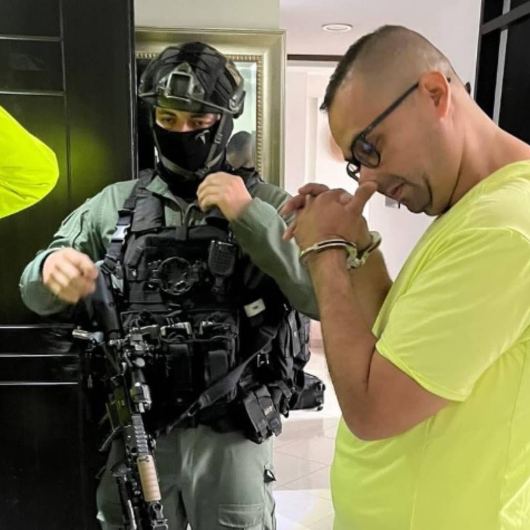 Así fue la captura del sargento Édgar Garzón (“Kevin”), en 2024. FOTO cortesía de policía