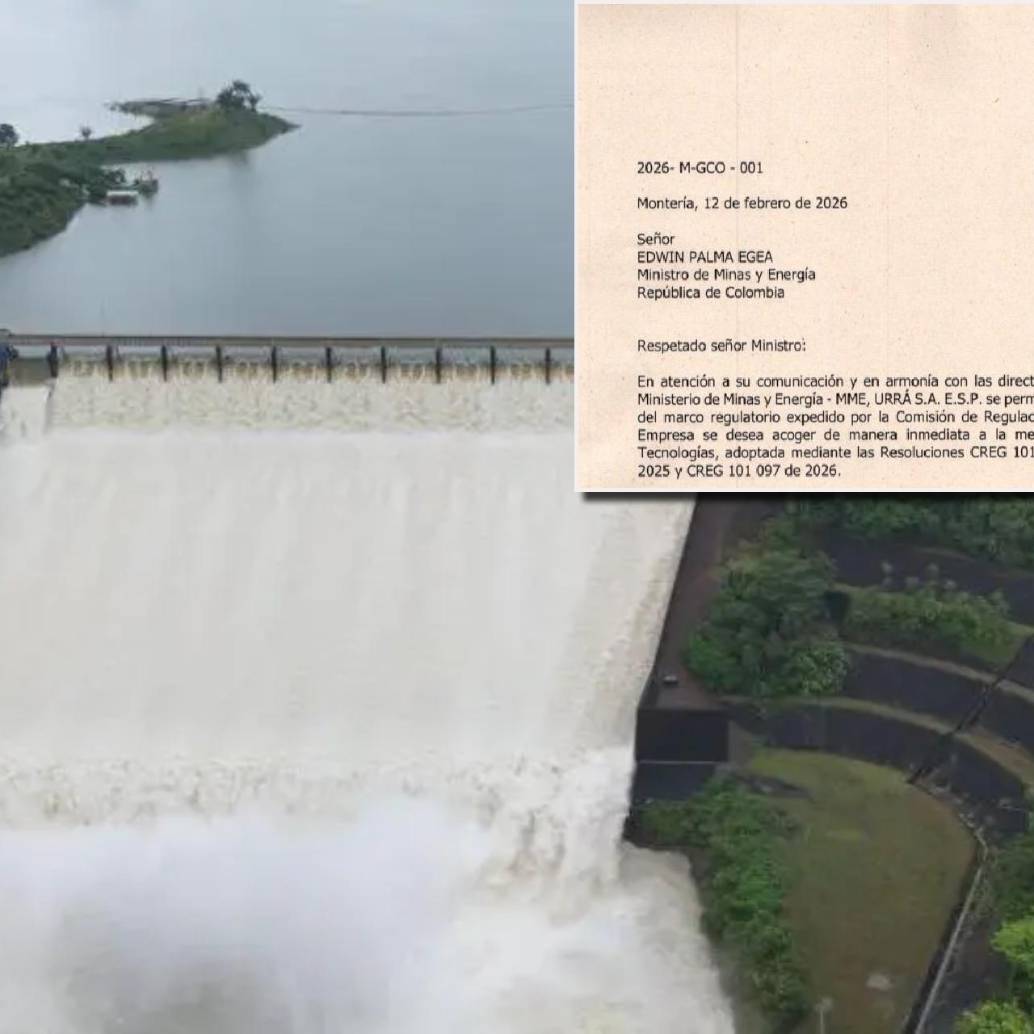 Según la empresa, la decisión se toma en coherencia con los costos eficientes de generación, el nivel de los embalses y el interés general. Foto: Cortesía y Urrá