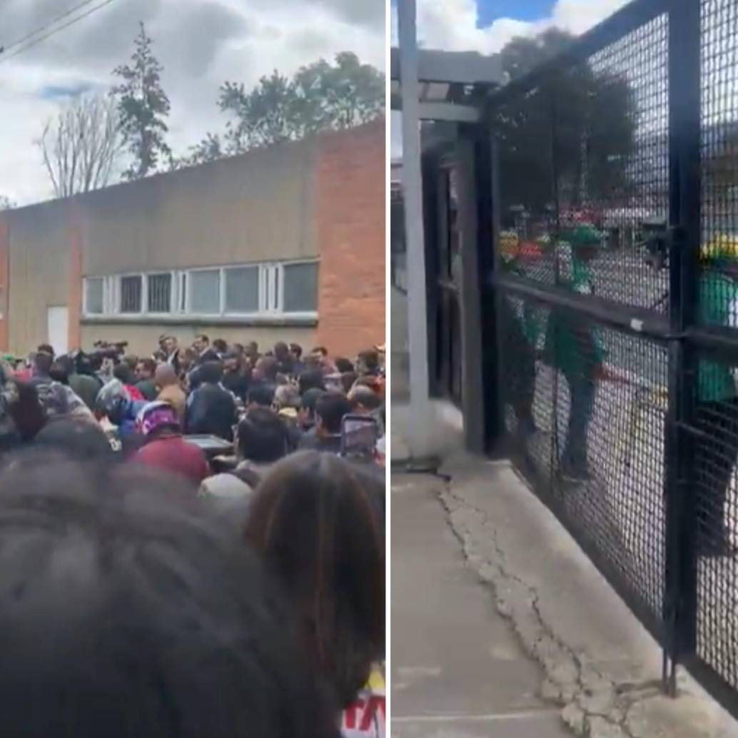 Se registran bloqueos en varias zonas de la capital. Foto: Redes Sociales.