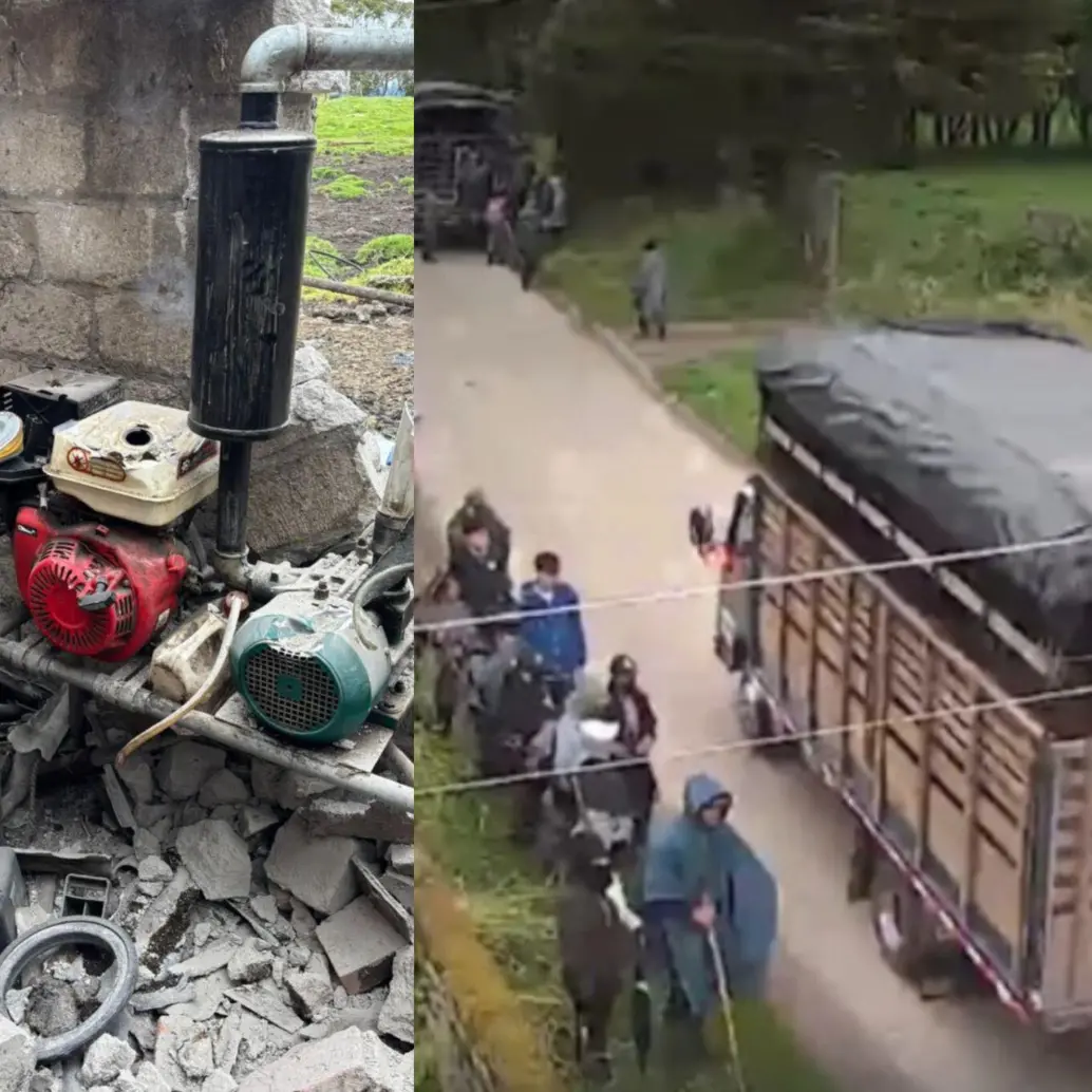 Denuncian que indígenas habrían invadido fincas ganaderas en Nariño. Fotos: Captura video Fedegan y Cnc Ipiales