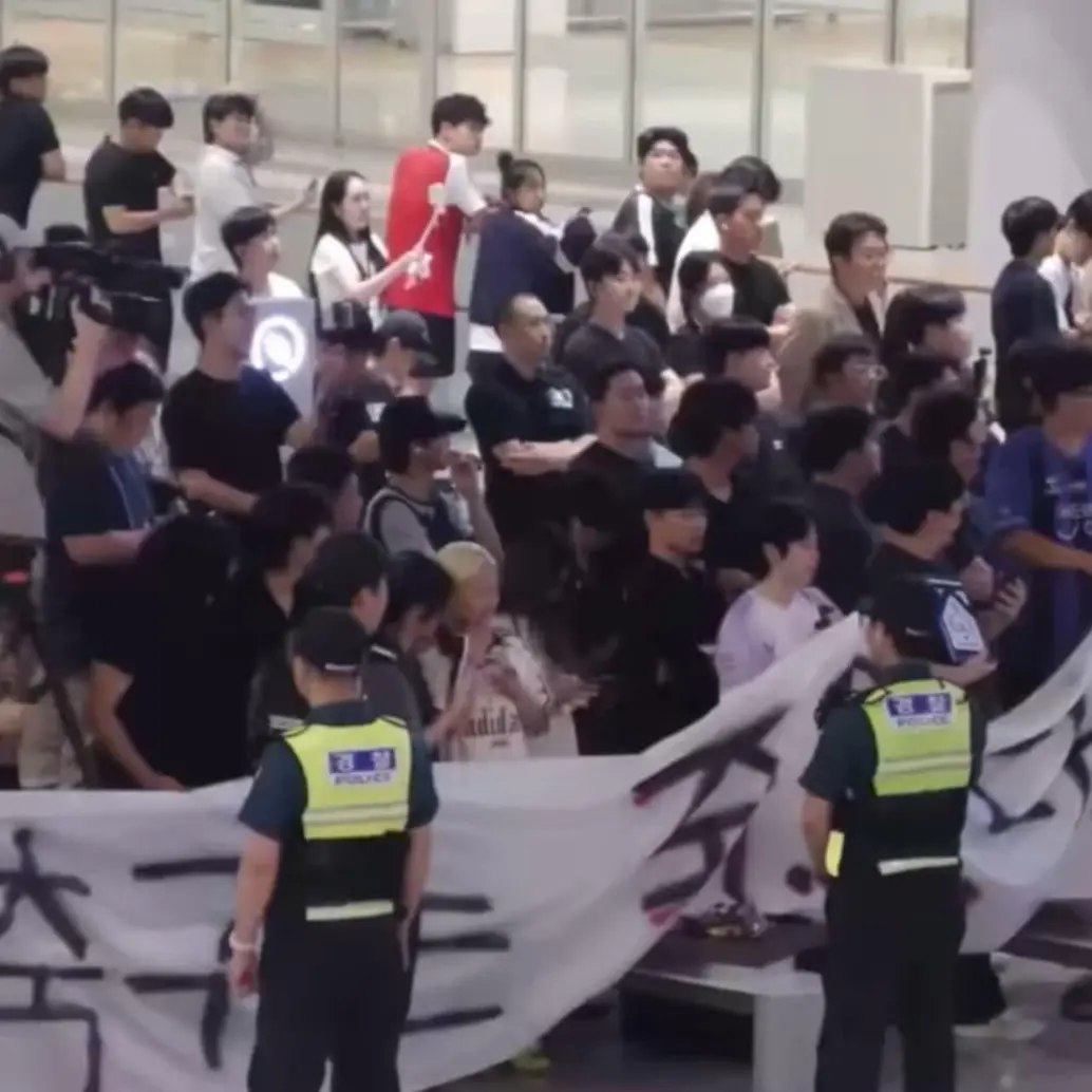 La selección de Corea del Sur fue abucheada por los hinchas tras su derrota en el Mundial. Foto: captura de video