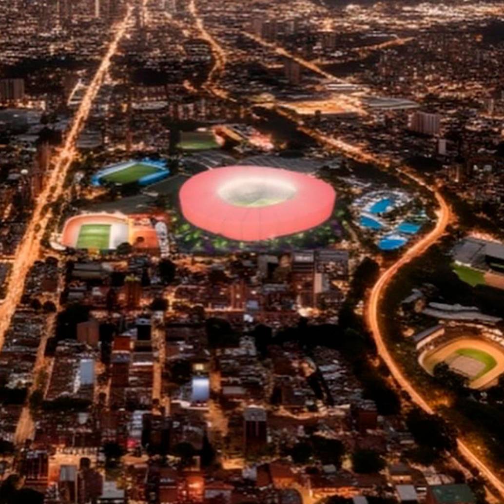 El estadio Atanasio Girardot renovado tendrá una capacidad para 60.000 personas. Será uno de los más grandes del país. Foto: tomada del x de @DIMoficial