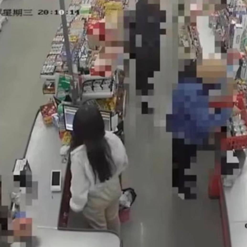 los hechos ocurrieron en este pequeño supermercado en la ciudad de La Plata, provincia de Buenos Aires, Argentina. FOTO: Captura de video