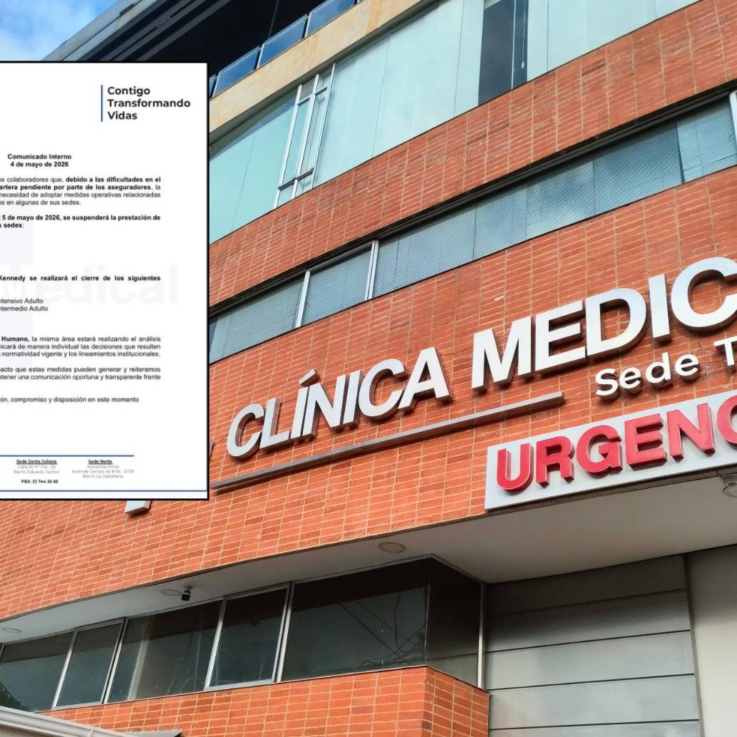 La decisión se debe a “dificultades en el flujo de recursos y a la cartera pendiente por parte de los aseguradores”. Foto: Cínica Medical/ Redes sociales