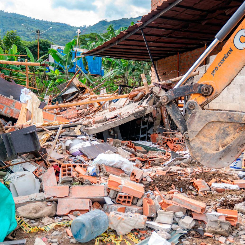 El taller sufrió graves daños estructurales. Podría ser demolido. FOTO: Cortesía