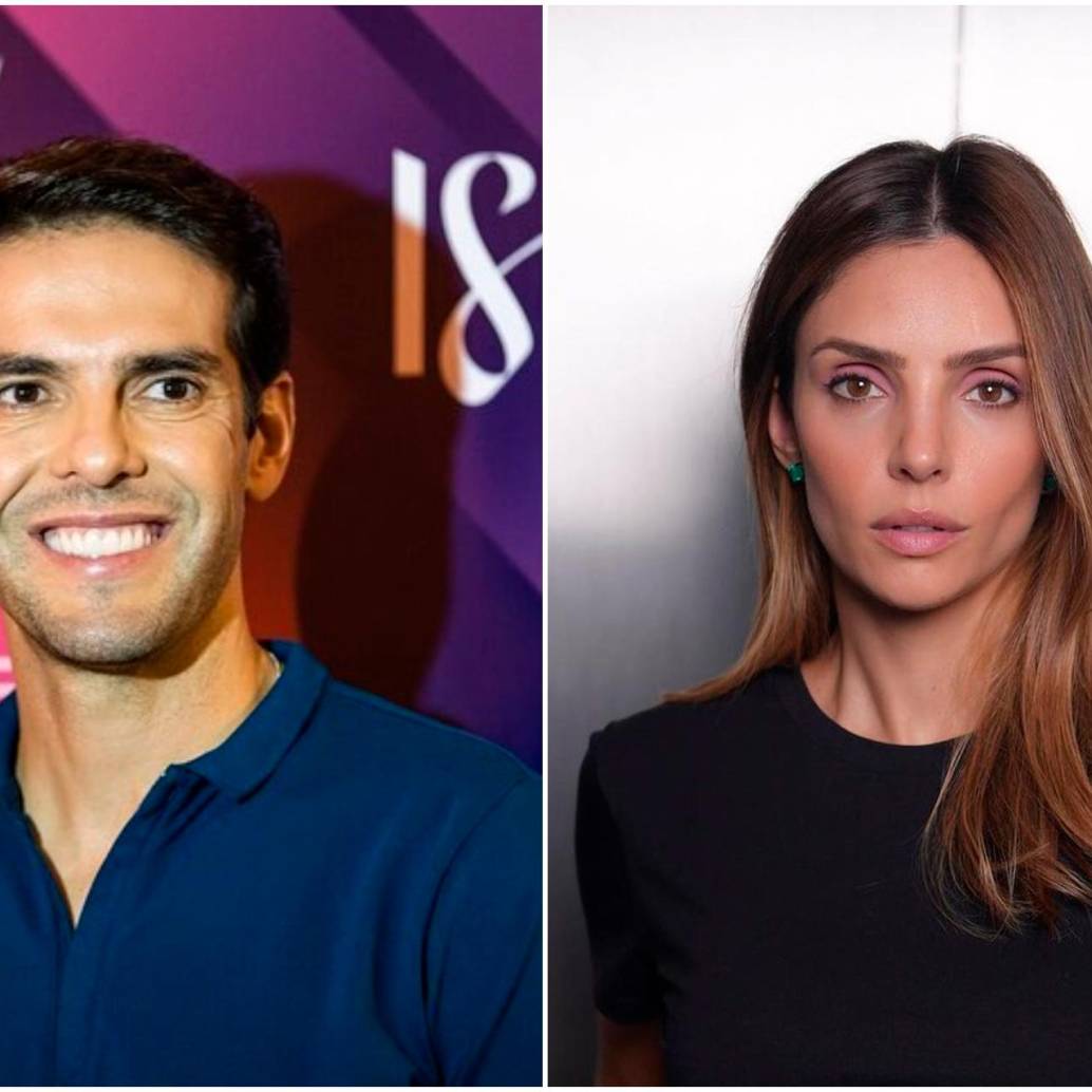 El exfutbolista Kaká y su exesposa Caroline Celico. FOTOS: Tomadas de Instagram @kaka y @cacelico