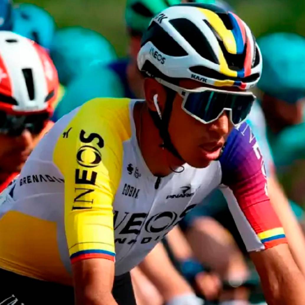 Egan Bernal es el mejor colombiano en la Clasificación General del Giro de Italia 2025. FOTO: AFP 