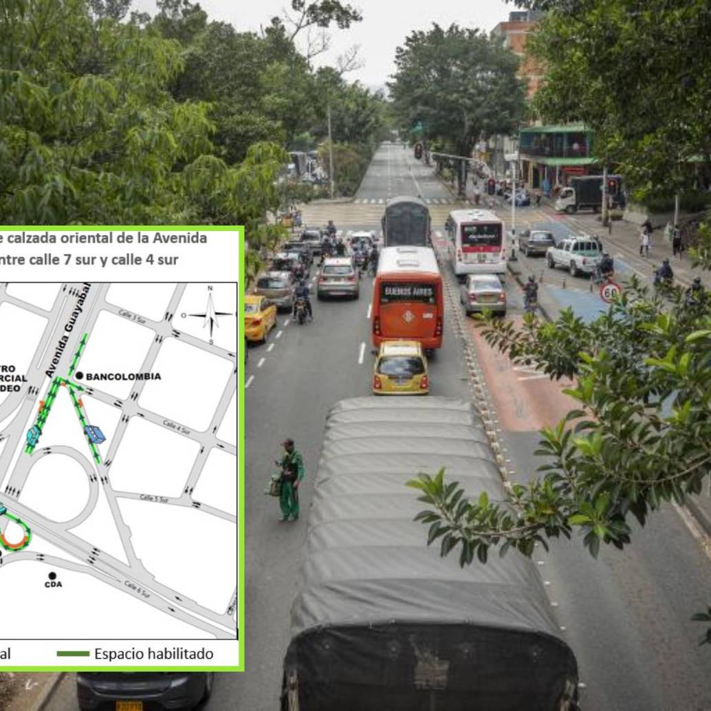 Uno de los tramos de la Avenida Guayabal. Foto: Andrés Camilo Suárez Echeverry