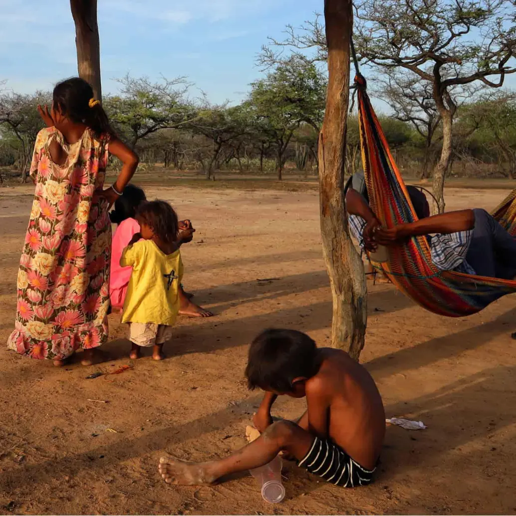 La falta de agua potable afecta a los niños y niñas de Riohacha, Manaure, Maicao y Uribia, en La Guajira. Foto: Colprensa