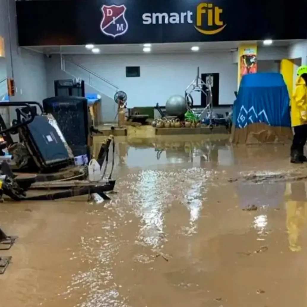 El Centro de Alto Rendimiento del DIM, inaugurado a inicios del 2024, fue uno de los puntos más afectados en la sede del Medellín por las lluvias. FOTO: CORTESÍA 