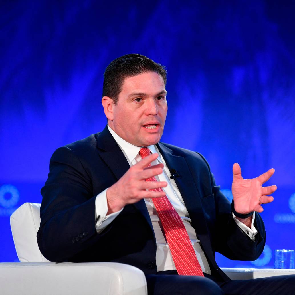 Pinzón es un político y economista bogotano, fue ministro de Defensa entre 2011 y 2015 y embajador en EE. UU. en dos periodos (2015-17 y 2021-22). <b><span class="mln_uppercase_mln"> </span></b>FOTO<b><span class="mln_uppercase_mln"> AFP</span></b>
