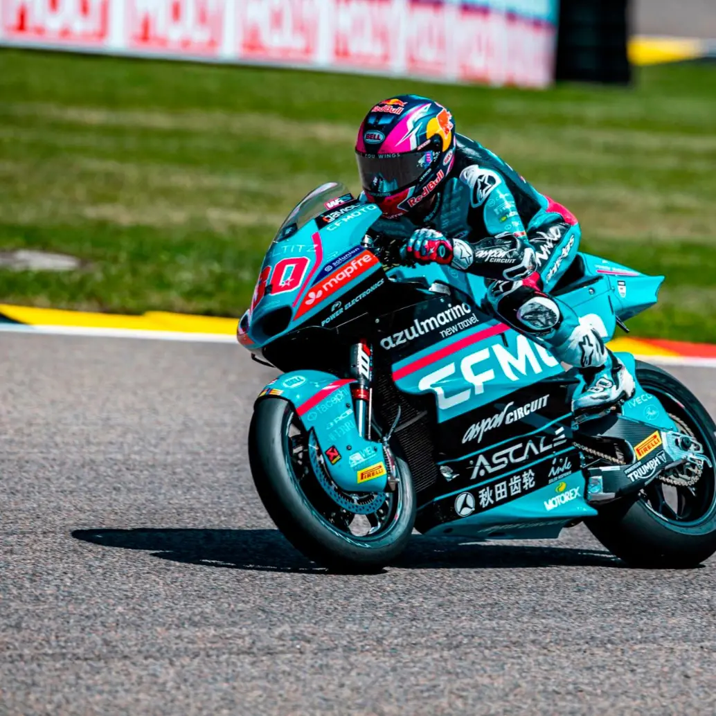 David Alonso es cuarto en el Mundial de Moto2 con 116 puntos. FOTO: <b>X AsparTeam</b>