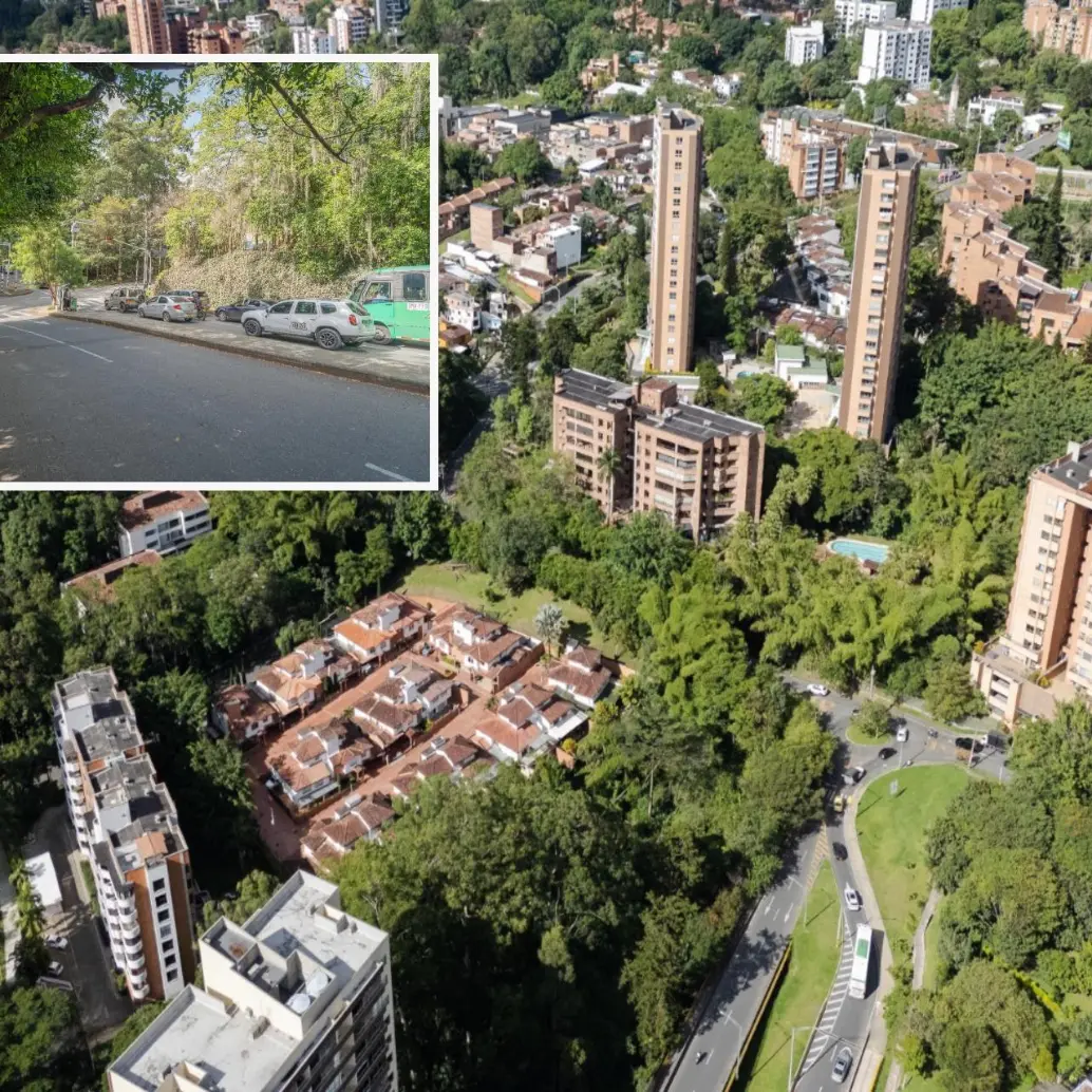 Esta zona de El Poblado será la intervenida con la próxima obra vial. FOTO: Cortesía.