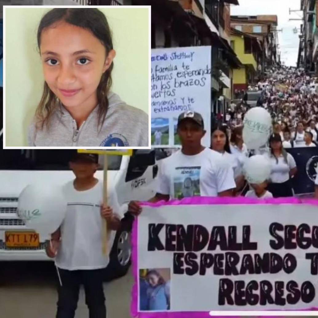 una de las manifestaciones hechas por la comunidad de San Rafael para exigir el retorno de la menor de edad. FOTO: imágenes tomadas de redes.