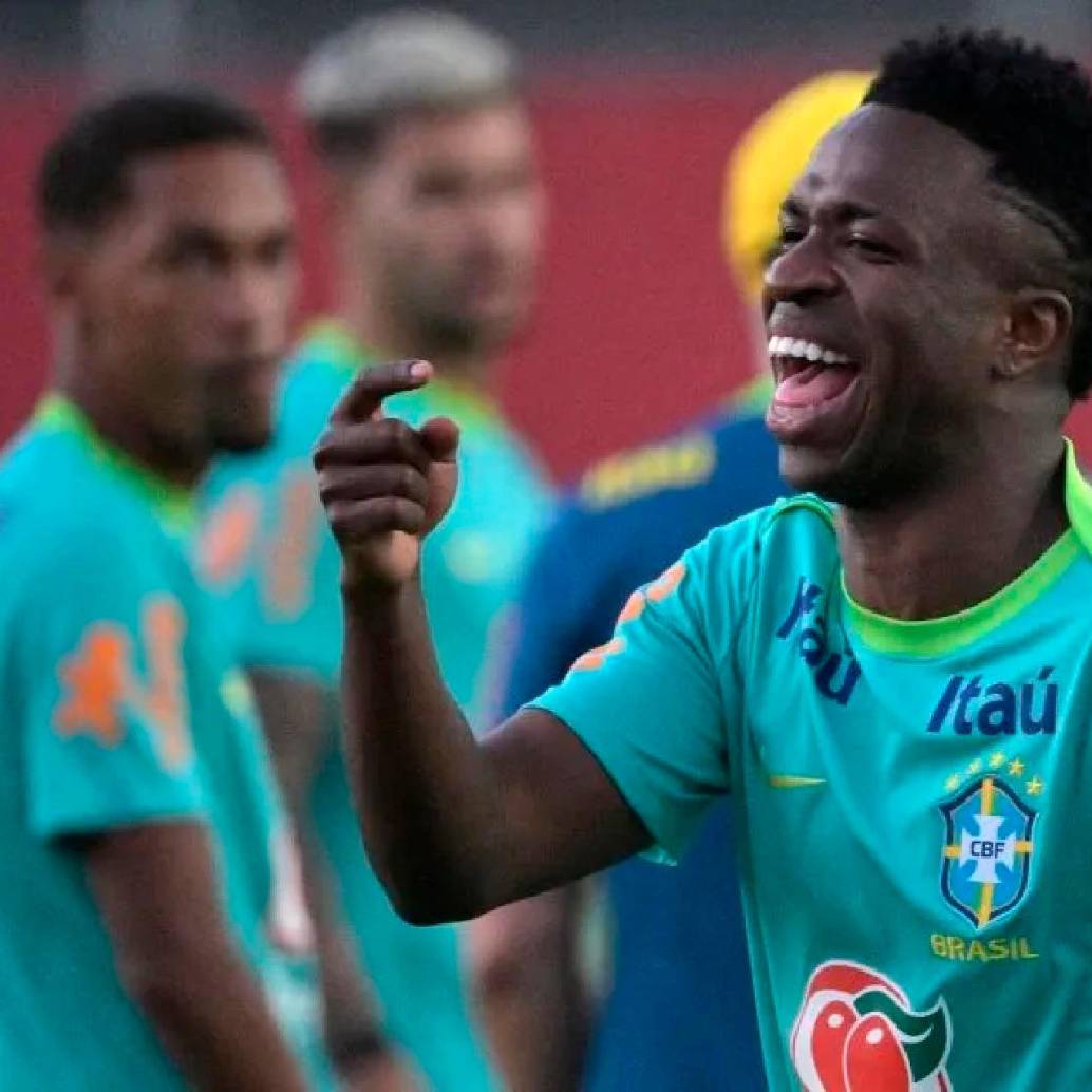 Vinícius, entre las figuras de Brasil en Norteamérica-2026. FOTO AFP