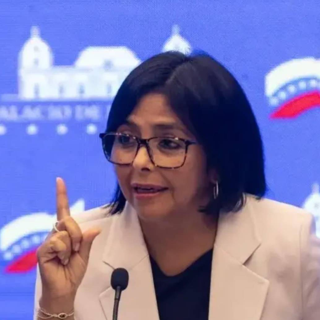 Delcy Rodríguez, de 56 años, es la cabeza del régimen dictatorial de Venezuela tras la captura de Nicolás Maduro. Foto: Getty Images.