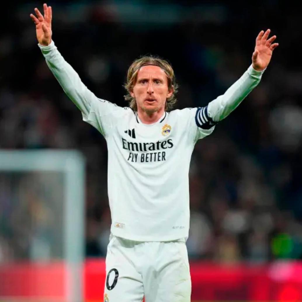 El futbolista croata Luka Modric, de 39 años, es el jugador que más títulos de Champions ha conseguido en la historia con 6. Todos los logró con Real Madrid. FOTO: Getty