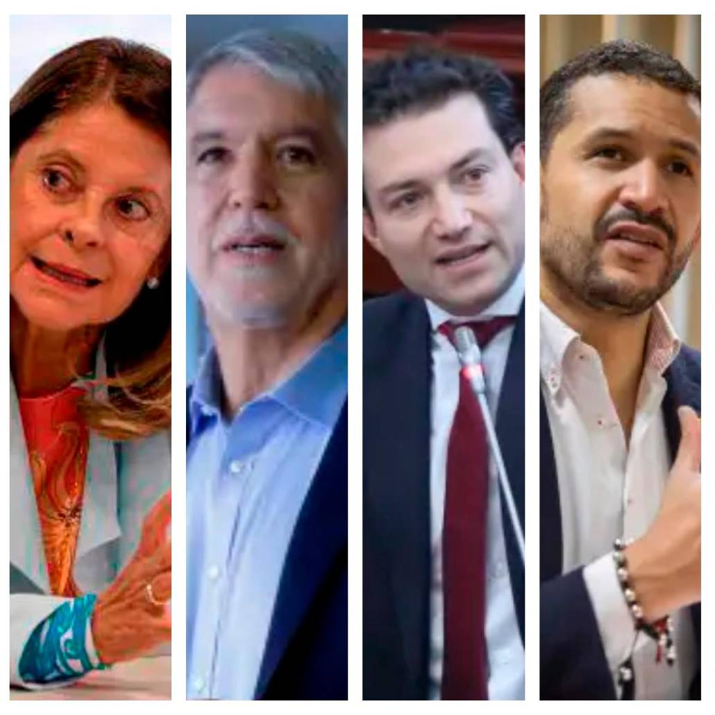 Los precandidatos de derecha defendieron la vigencia de la Constitución de 1991 como pilar de la democracia y llamaron a proteger las instituciones y el voto libre. FOTOS: COLPRENSA