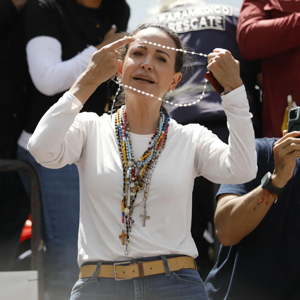 Se espera que este miércoles, 10 de diciembre, la líder opositora María Corina Machado reciba el Nobel de paz en Oslo, Noruega. Foto: Getty Images