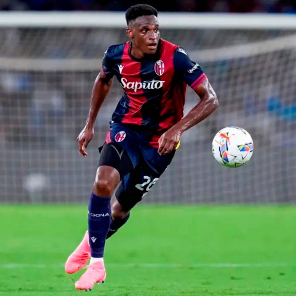El defensa central colombiano Jhon Lucumí es una de las fichas importantes d Bologna. FOTO: GETTY