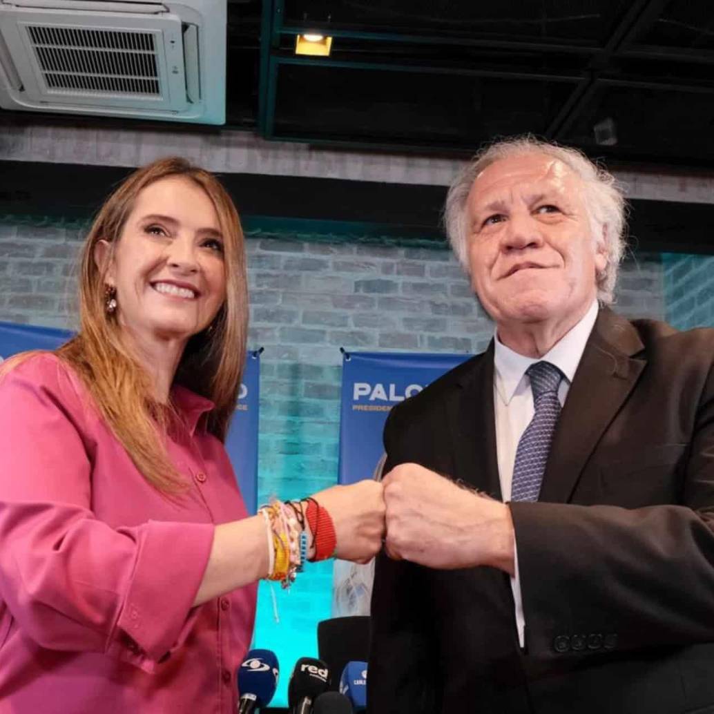 Paloma Valencia con Luis Almagro en Bogotá. Foto: Redes sociales.