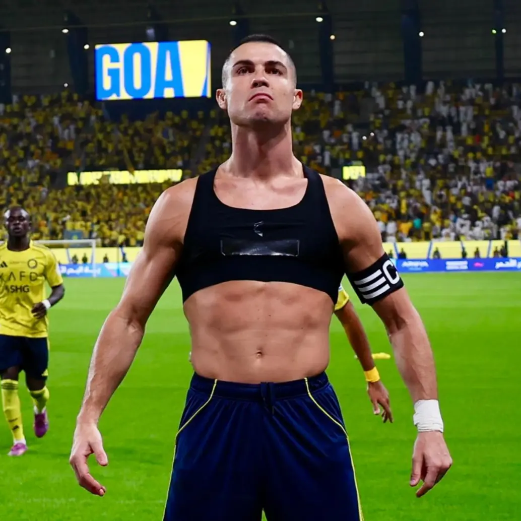 Con este gol de chilena, Cristiano Ronaldo suma 954 goles en toda su carrera profesional, buscando llegar a los 1000. FOTO: Tomada de redes sociales @Cristiano