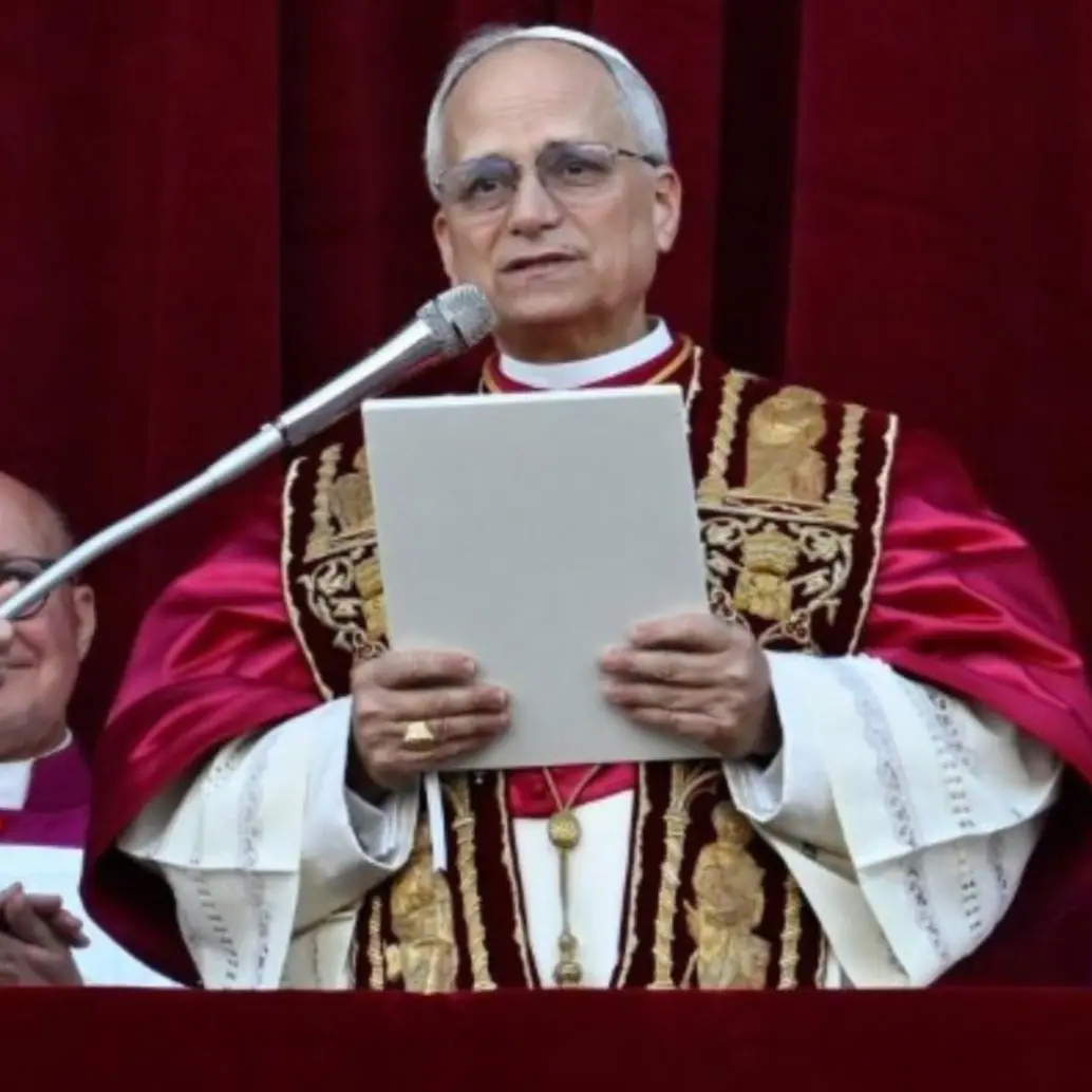 Tras ser elegido como papa, León XIV se dirigió ante los más de 30.000 fieles que lo esperaron en la Plaza de San Pedro en el Vaticano. FOTO: VATICANO