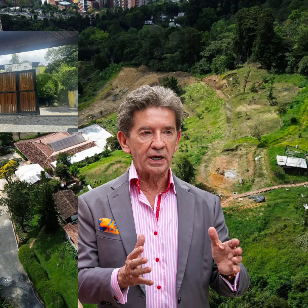 El exgobernador Luis Pérez y su familia son los propietarios del lote Las Brisas, ubicado en Las Palmas. FOTOS: Manuel Saldarriaga, Jaime Pérez y cortesía Corantioquia